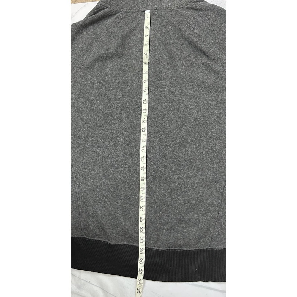 Pact Organic Hoodie Sweatshirt Mens Medium Gray Full Zip Fleece - Picture 8 of 8
